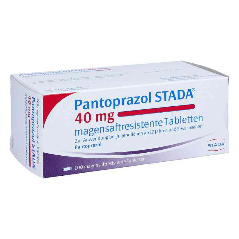 Pantoprazol STADA 40mg 100 stk von STADAPHARM GmbH PZN 07306446