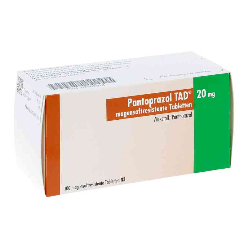 Pantoprazol TAD 20mg 100 stk von TAD Pharma GmbH PZN 07362918