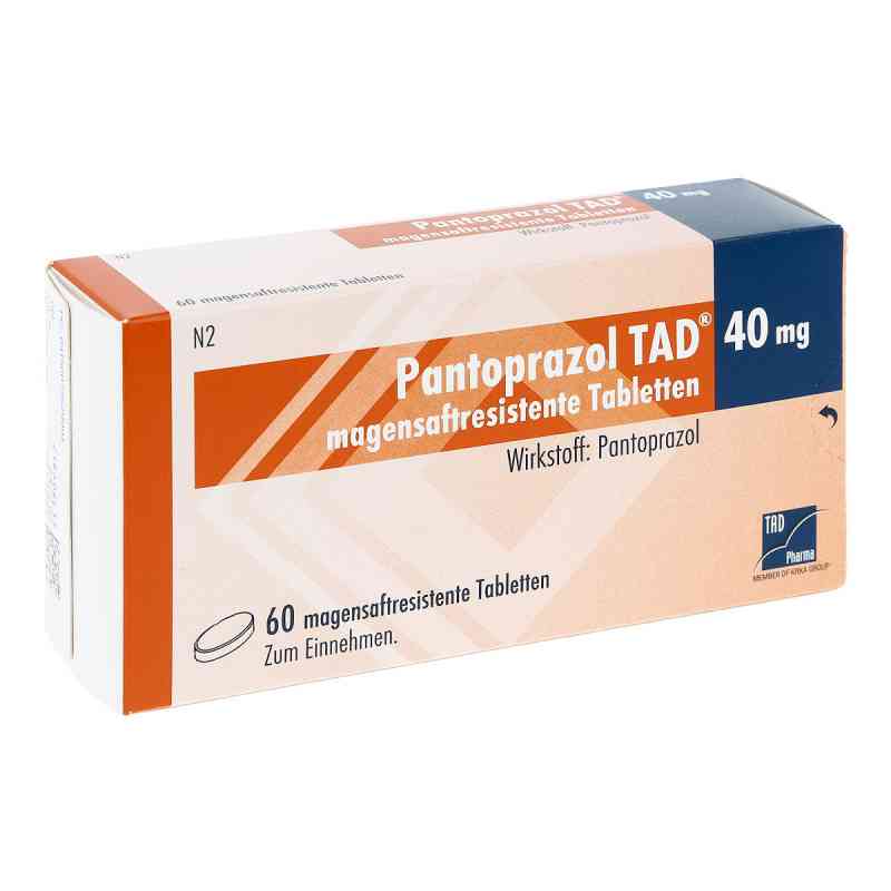 Pantoprazol TAD 40mg 60 stk von TAD Pharma GmbH PZN 07362999