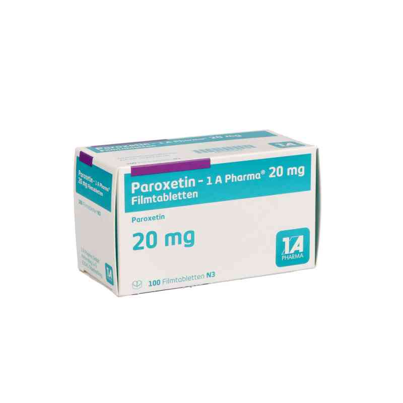 Paroxetin-1A Pharma 20mg 100 stk von 1 A Pharma GmbH PZN 01970404