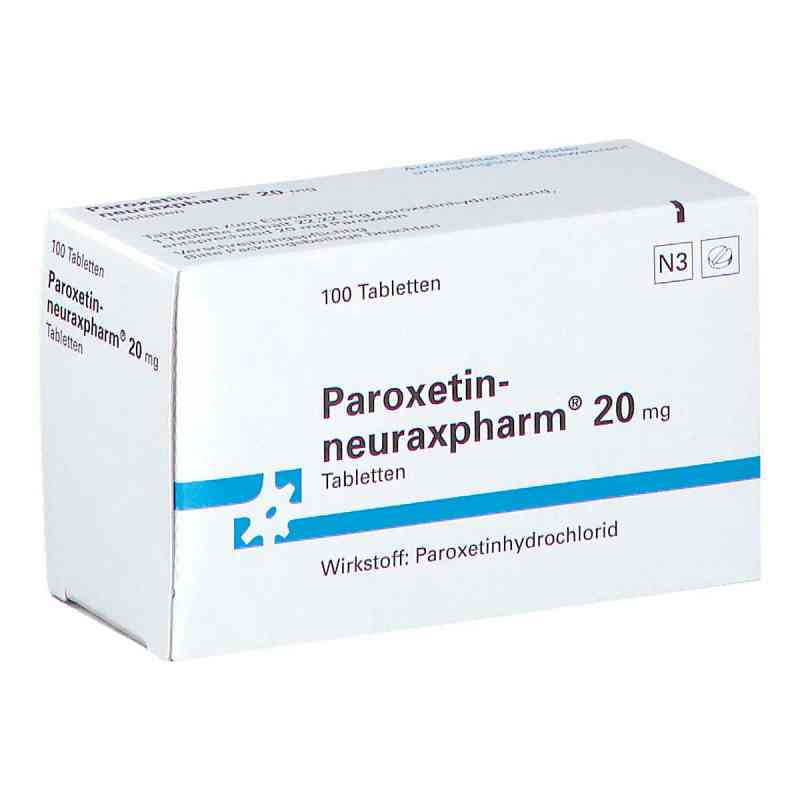 Paroxetin-neuraxpharm 20mg 100 stk von neuraxpharm Arzneimittel GmbH PZN 07390843