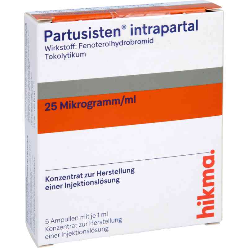 Partusisten intrapartal Konz.z.herstell.e.inj.lsg. 5X1 ml von HIKMA Pharma GmbH PZN 02792755