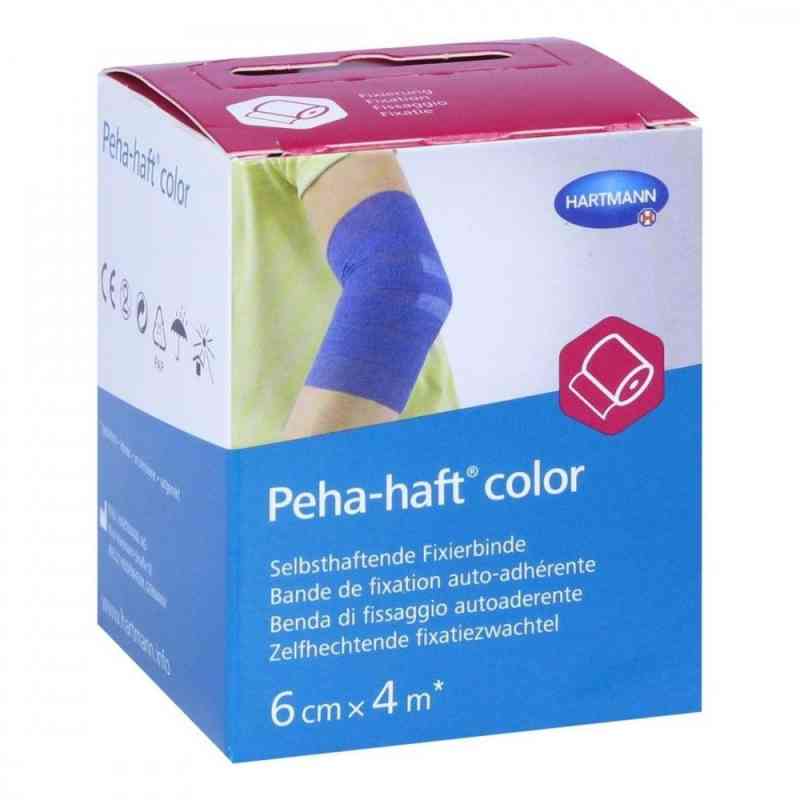 Peha-haft Color Fixierbinde latexf.6 cmx4 m blau 1 stk von PAUL HARTMANN AG PZN 11124923