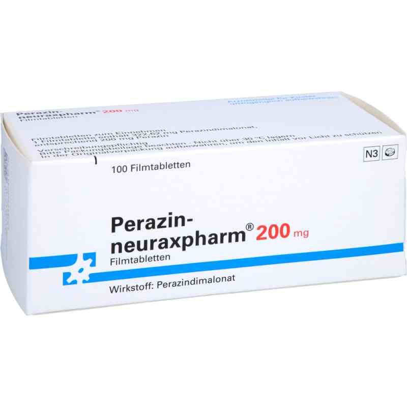 Perazin neuraxpharm 200 mg Filmtabletten 100 stk von neuraxpharm Arzneimittel GmbH PZN 07229326