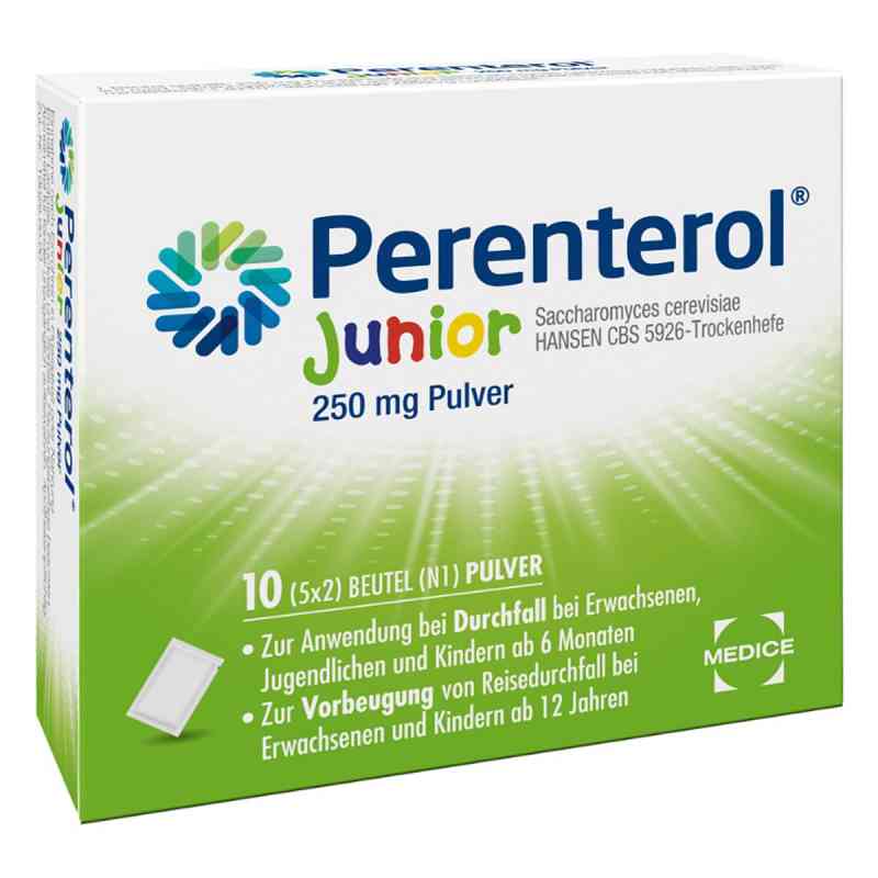 Perenterol Junior 250mg 10 stk von MEDICE Arzneimittel Pütter GmbH& PZN 03920586
