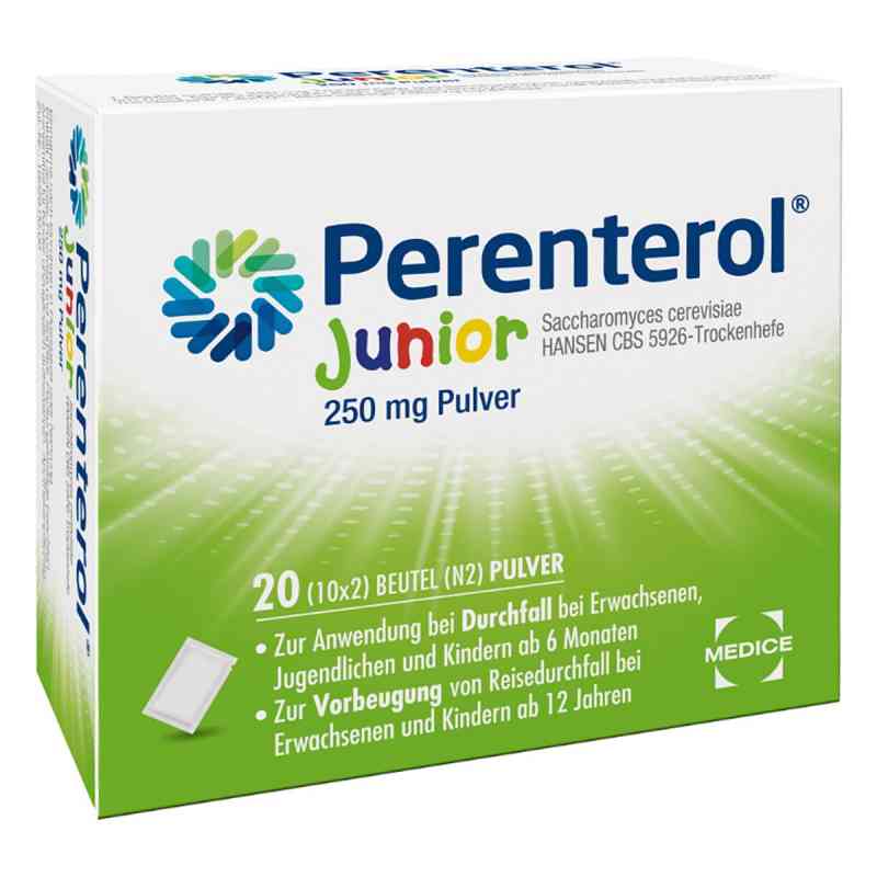 Perenterol Junior 250mg 20 stk von MEDICE Arzneimittel Pütter GmbH& PZN 03920712