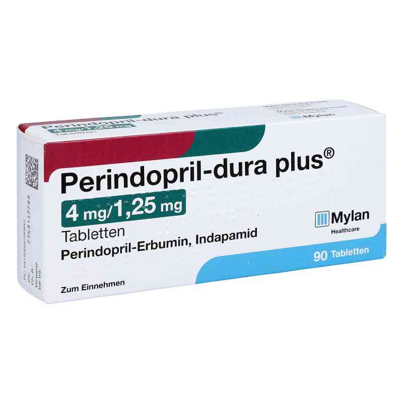 Perindopril dura plus 4mg/1,25mg Tabletten 90 stk von Viatris Healthcare GmbH PZN 05870094