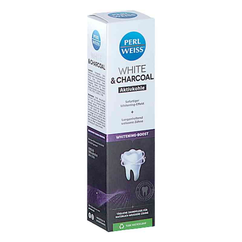 Perlweiss White & Charcoal Zahncreme 75 ml von MURNAUER MARKENVERTRIEB GmbH PZN 16819618