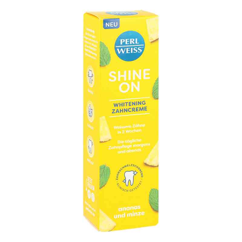 Perlweiss Zahncreme Shine On Ananas 75 ml von Fette Pharma AG PZN 14347782