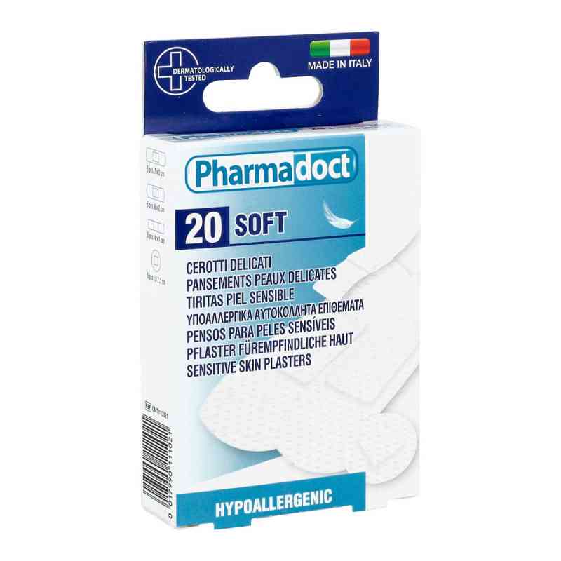 Pflaster hypoallergen 4 Gröss.wasserfest weiss 20 stk von Axisis GmbH PZN 07565455