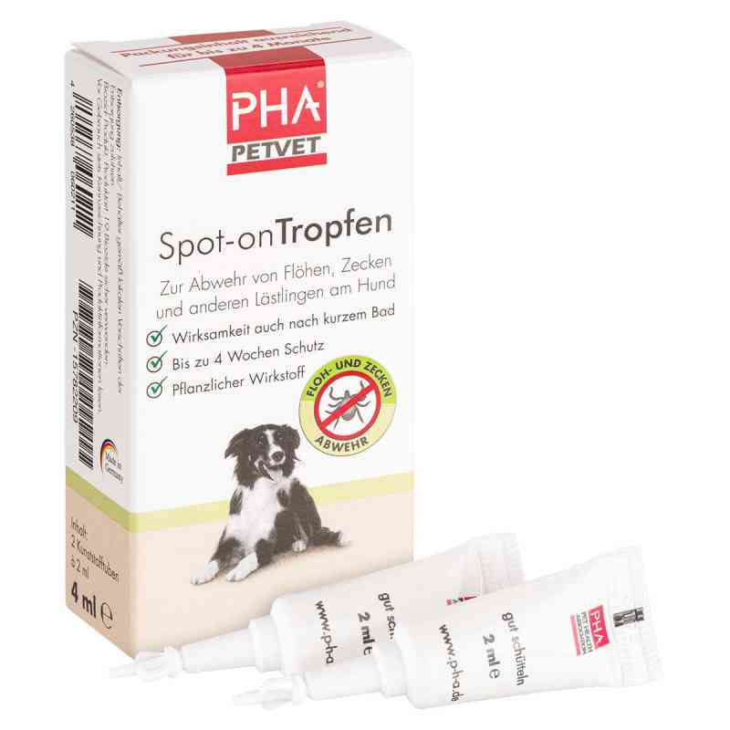 Pha Spot-on Tropfen für Hunde 2X2 ml von PetVet GmbH PZN 15782209
