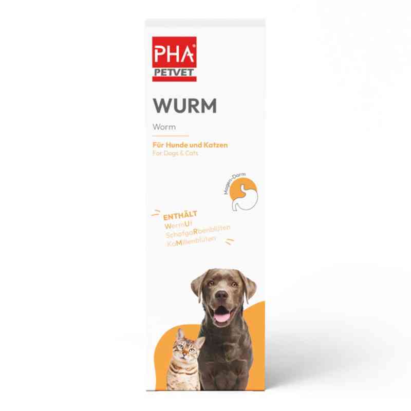 PHA Wurm Tropfen für Hunde /Katzen 50 ml von PetVet GmbH PZN 16866724
