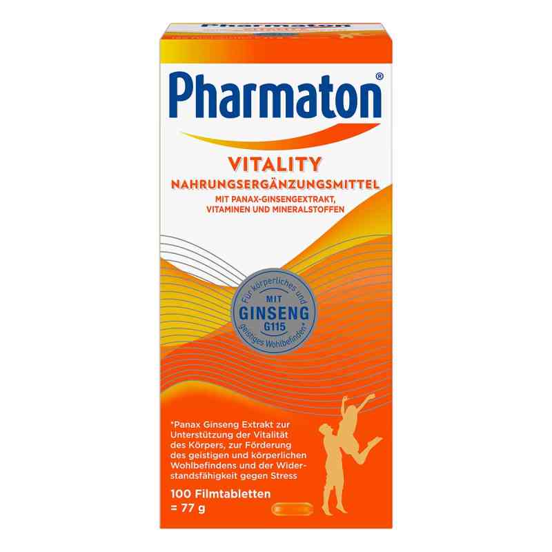 Pharmaton Vitality Filmtabletten 100 stk von A. Nattermann & Cie GmbH PZN 16038766