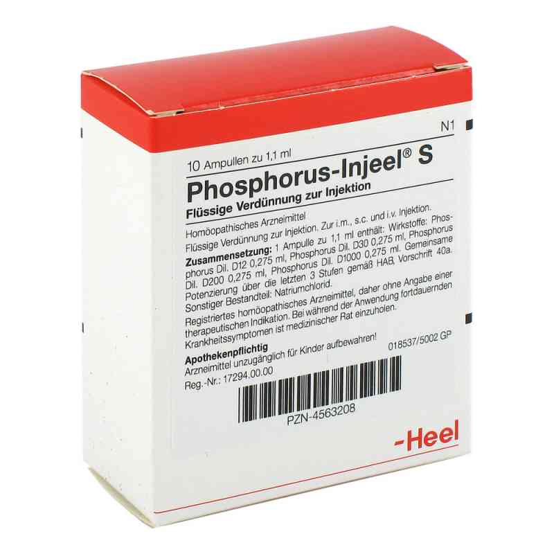 Phosphorus Injeel S Ampullen 10 stk von Biologische Heilmittel Heel GmbH PZN 04563208