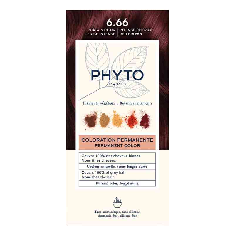 Phytocolor 6.66 Intensives Kirschrot Hellbraun 1 stk von Laboratoire Native Deutschland GmbH PZN 20109118