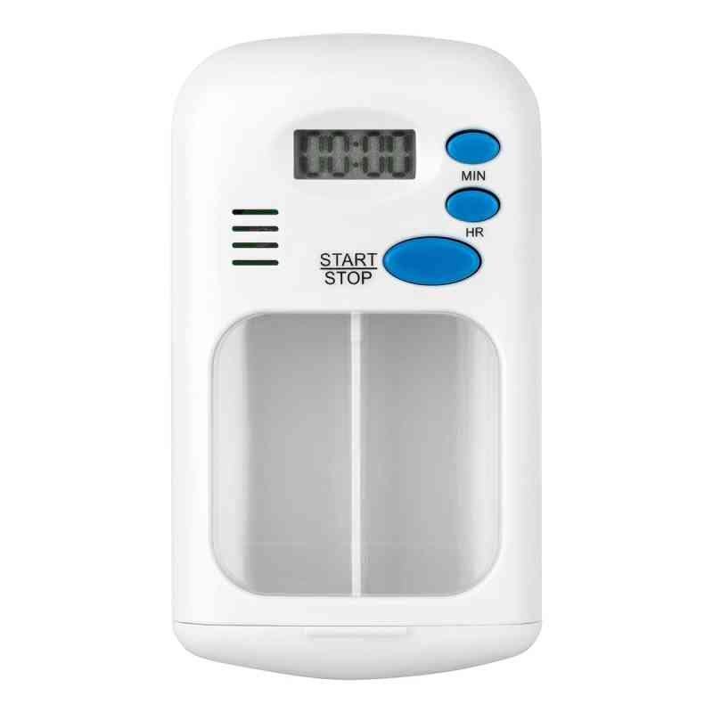 Pillendose Mini mit Alarm 1 stk von Megadent Deflogrip Gerhard Reeg GmbH PZN 03314377