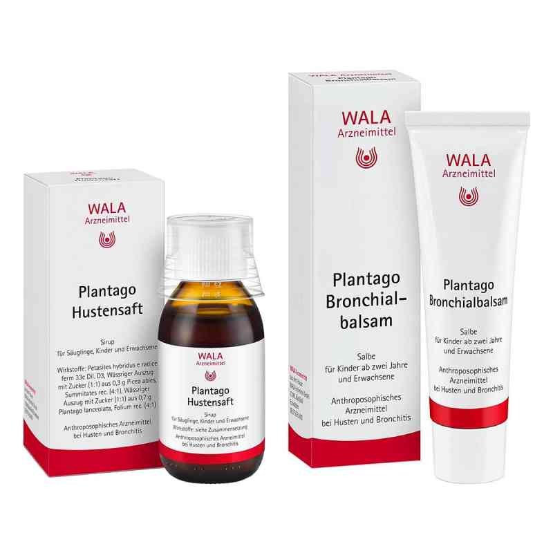 Plantago Hustensaft+Plantago Bronchialbalsam 1 Set von WALA Heilmittel GmbH PZN 08106645