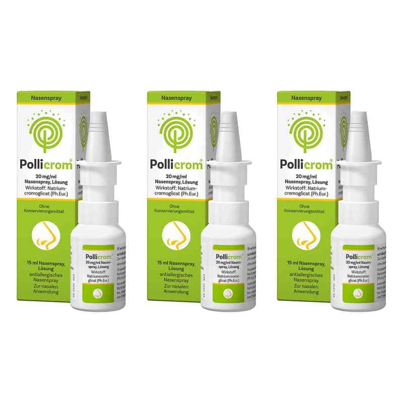 Pollicrom 20 Mg/ml Nasenspray Lösung 3x15 ml von URSAPHARM Arzneimittel GmbH PZN 08104600