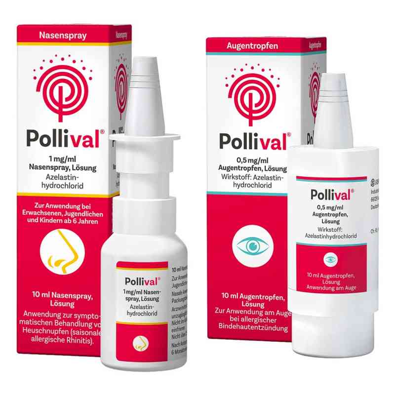 Pollival 1 Mg/ml Nasenspray und Pollival 0,5 Mg/ml Augentropfen 1 Set von URSAPHARM Arzneimittel GmbH PZN 08107504