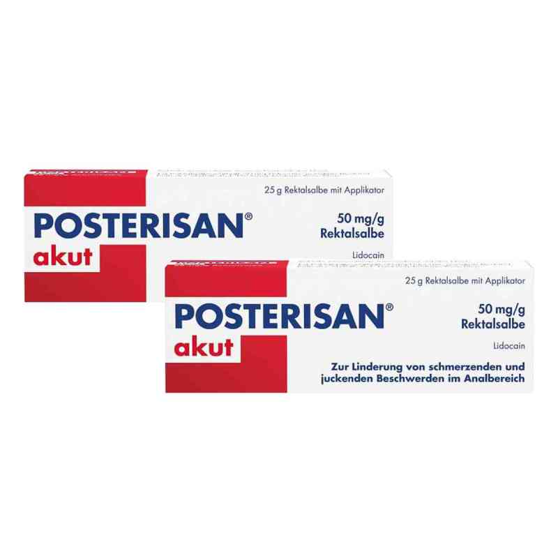 Posterisan akut bei Hämorrhoiden 50mg/g Rektalsalbe 2x25 g von DR. KADE Pharmazeutische Fabrik GmbH PZN 08102796