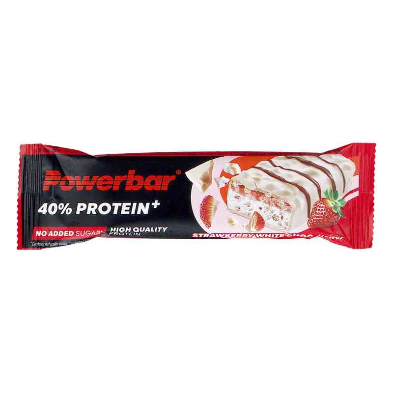 Powerbar 40% Protein+crisp Riegel Strawb.whit.choc 40 g von NEC MED PHARMA GMBH PZN 19228757