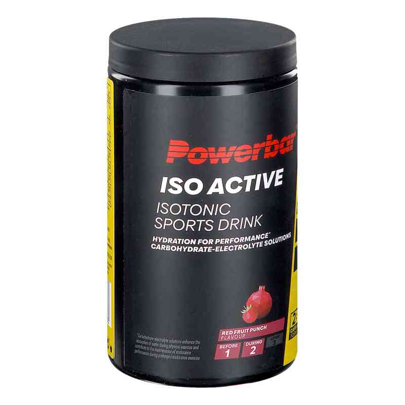 Powerbar Isoactive red Fruit Punch 600 g von NEC MED PHARMA GMBH PZN 15303255