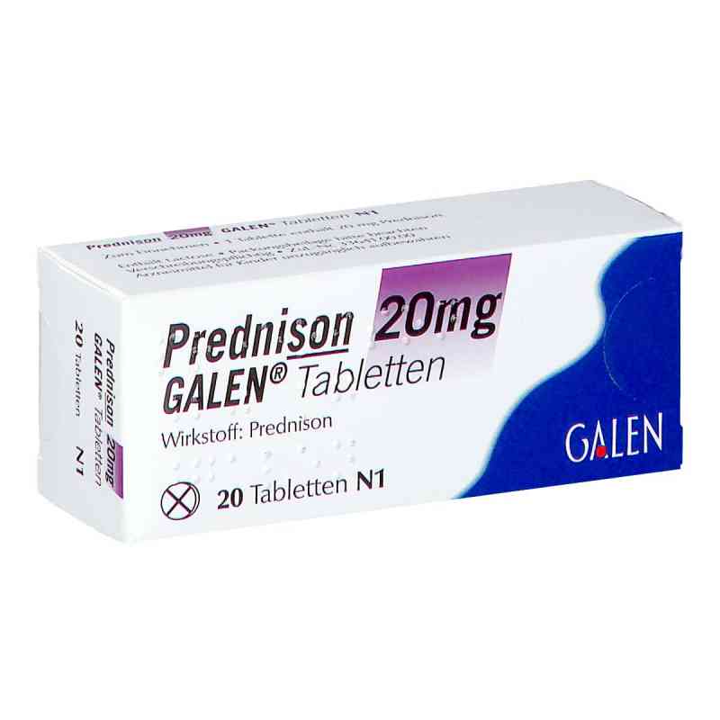 Prednison 20mg GALEN 20 stk von GALENpharma GmbH PZN 01484655