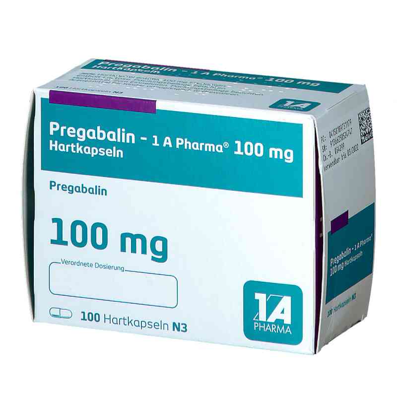 Pregabalin-1A Pharma 100mg 100 stk von 1 A Pharma GmbH PZN 10973117