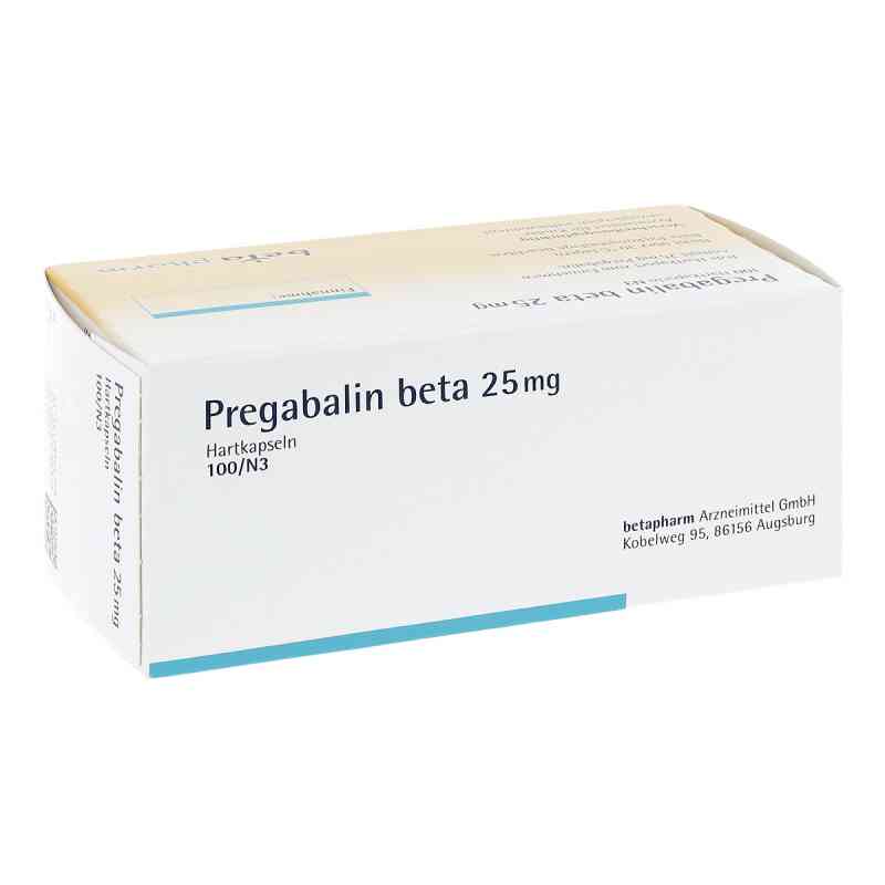 Pregabalin beta 25mg 100 stk von betapharm Arzneimittel GmbH PZN 10810473
