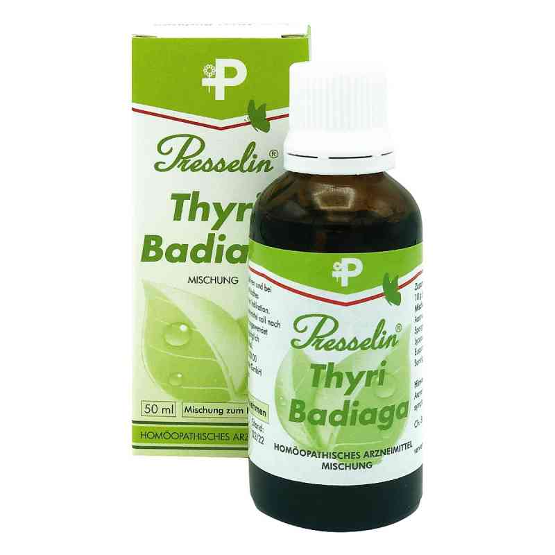 Presselin Thyri Badiaga Tropfen 50 ml von COMBUSTIN Pharmazeutische Präparate GmbH PZN 02498547