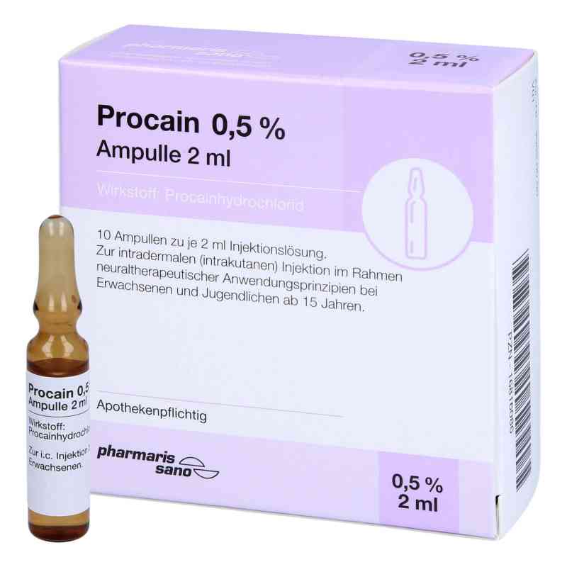 Procain 0.5% Ampulle 2ml 10X2 ml von medphano Arzneimittel GmbH PZN 16816086