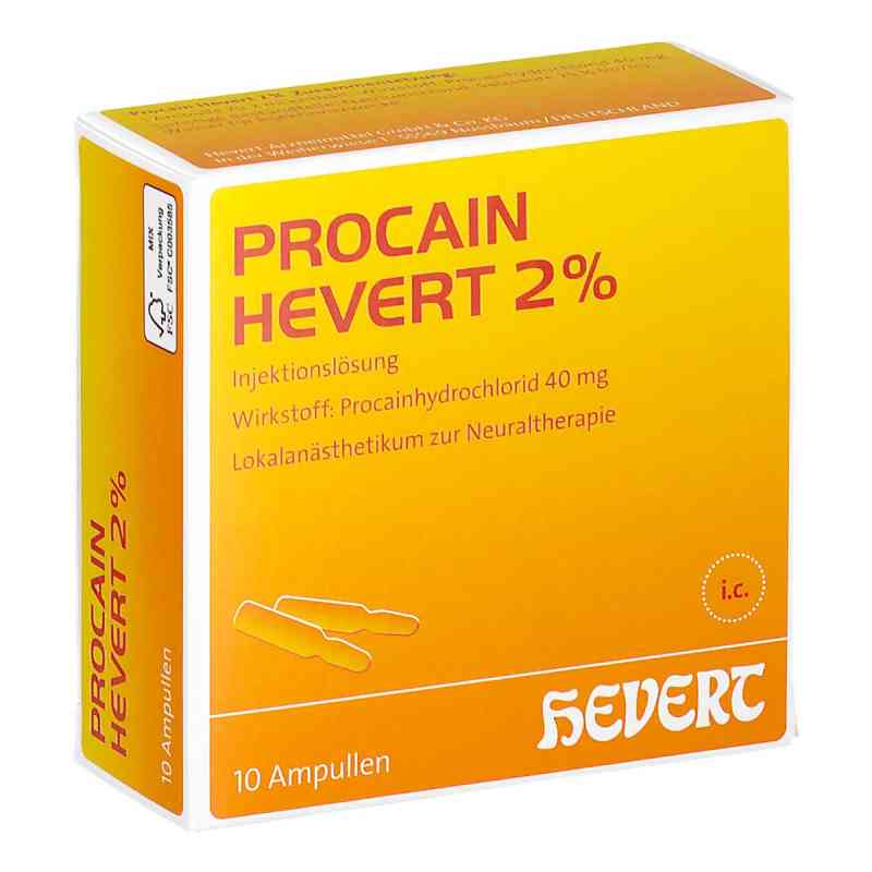 Procain Hevert 2% Injektionslösung Ampullen 10X2 ml von Hevert-Arzneimittel GmbH & Co. KG PZN 19771711