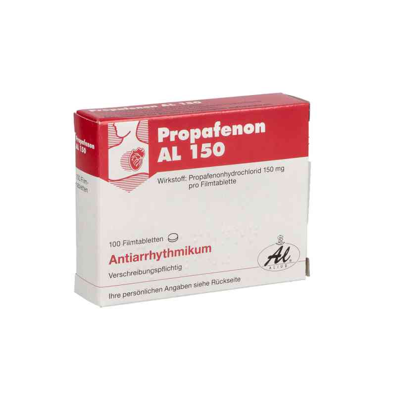 Propafenon Al 150 Filmtabletten 100 stk von ALIUD Pharma GmbH PZN 00055797