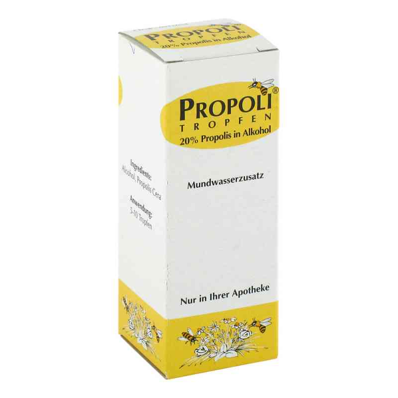 Propoli Tropfen in Alkohol 20 ml von Health Care Products Vertriebs G PZN 07610210