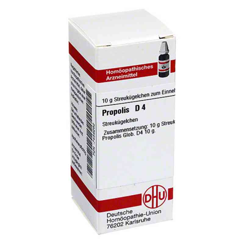 Propolis D4 Globuli 10 g von DHU-Arzneimittel GmbH & Co. KG PZN 07459262