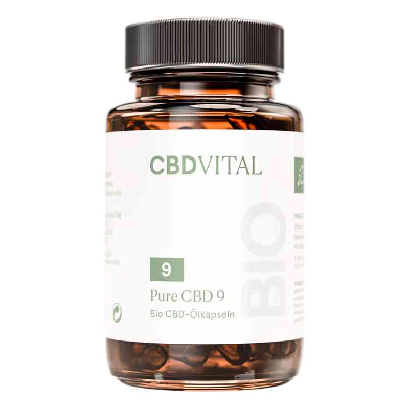 Pure CBD 9 Kapseln CBD VITAL 60 stk von Vitrasan GmbH PZN 17242351