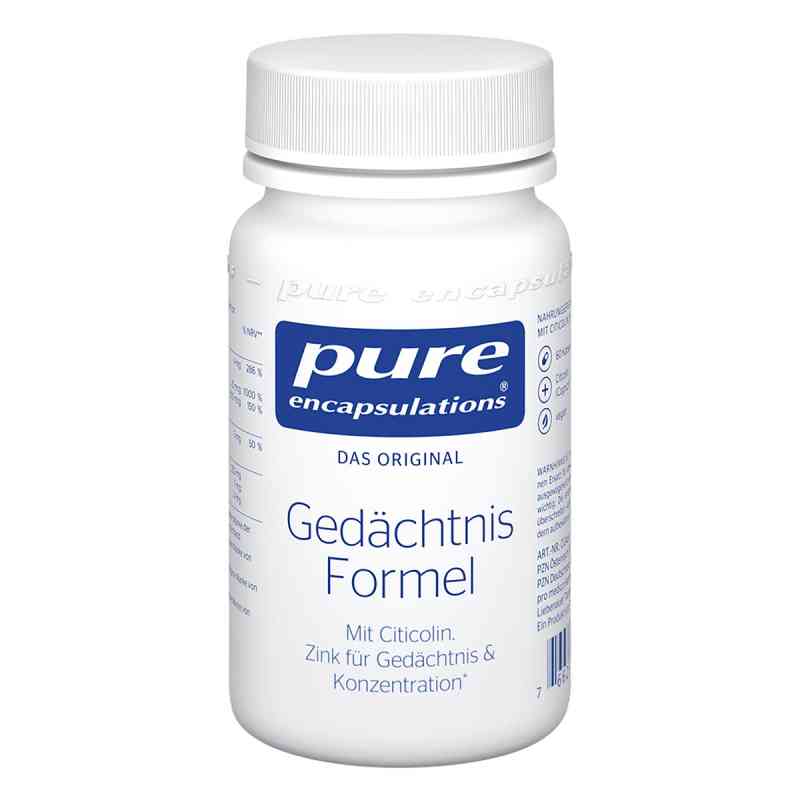 Pure Encapsulations Gedächtnis Formel Kapseln 60 stk von pro medico GmbH PZN 18671456