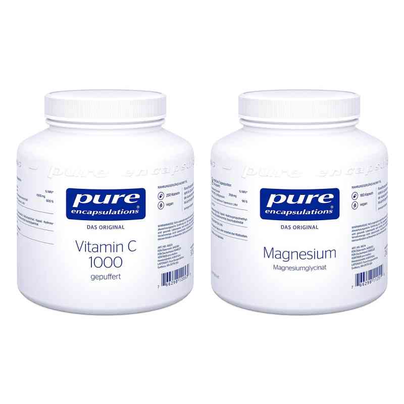 Pure Encapsulations Magnesiumglycinat + Vitamin C1000 gepuffert 1 Pck von pro medico GmbH PZN 08104764