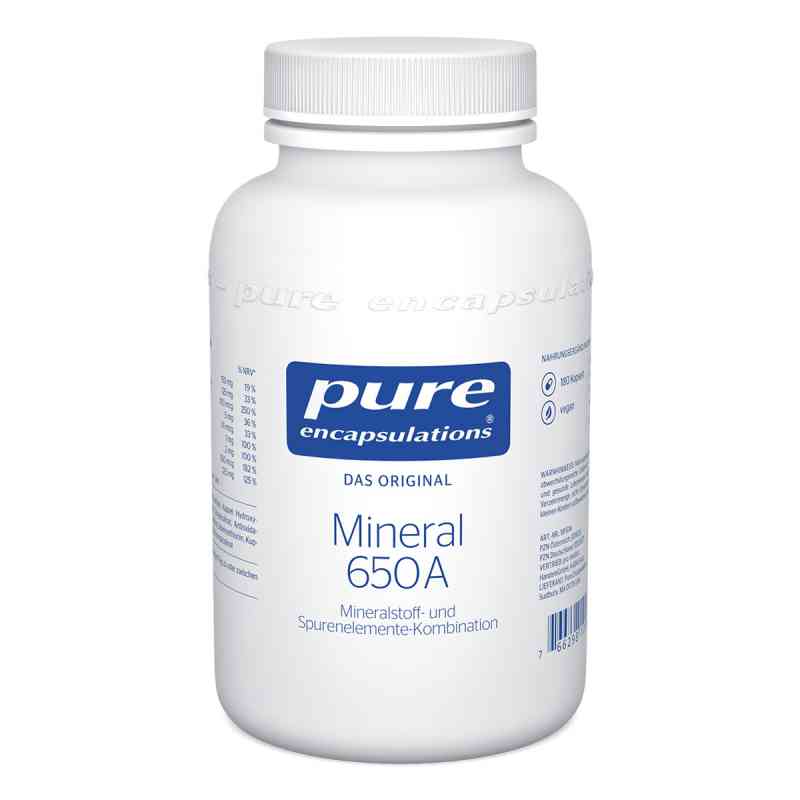Pure Encapsulations Mineral 650a Kapseln 180 stk von pro medico GmbH PZN 05133527
