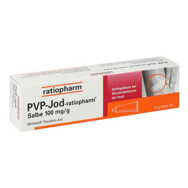 Pvp Jod ratiopharm Salbe 25 g von ratiopharm GmbH PZN 07260425