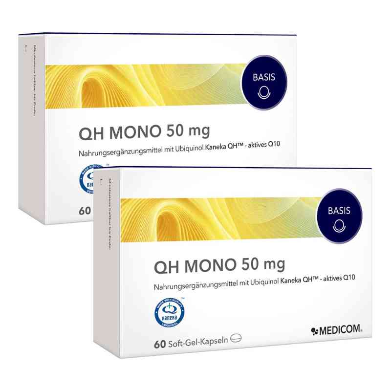Qh Mono 50 mg Weichkapseln 2X60 stk von MEDICOM Pharma GmbH PZN 15587100