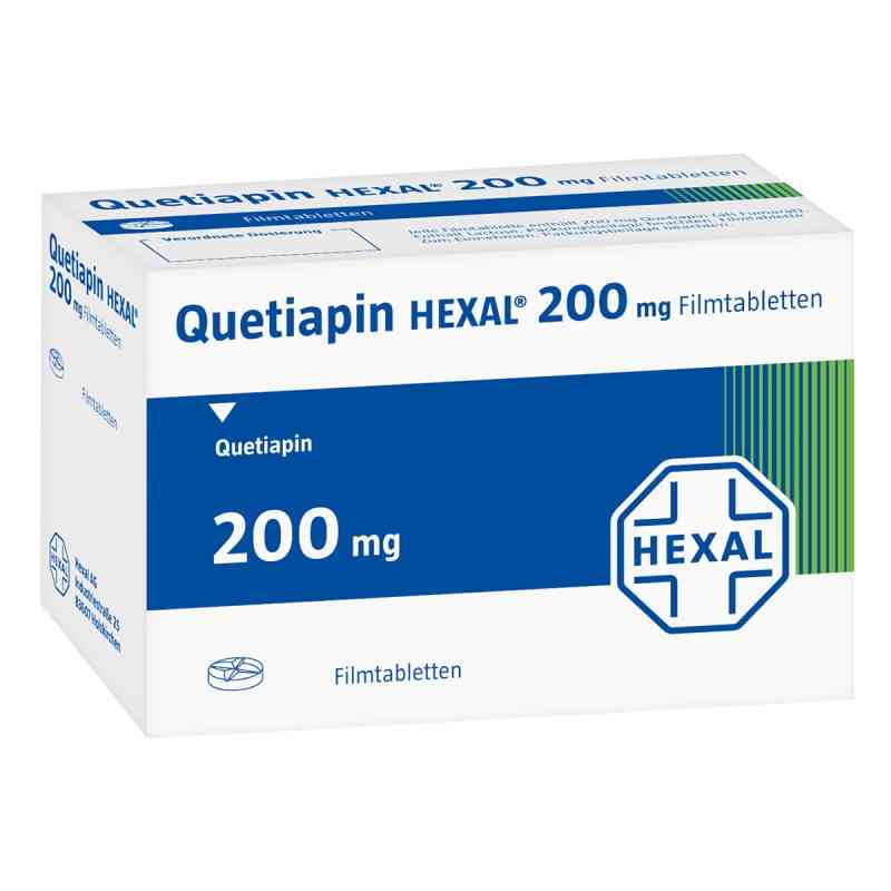 Quetiapin Hexal 200 mg Filmtabletten 100 stk von Hexal AG PZN 09339266