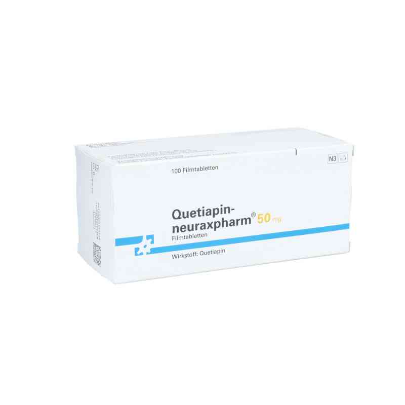 Quetiapin-neuraxpharm 50mg 100 stk von neuraxpharm Arzneimittel GmbH PZN 09445554