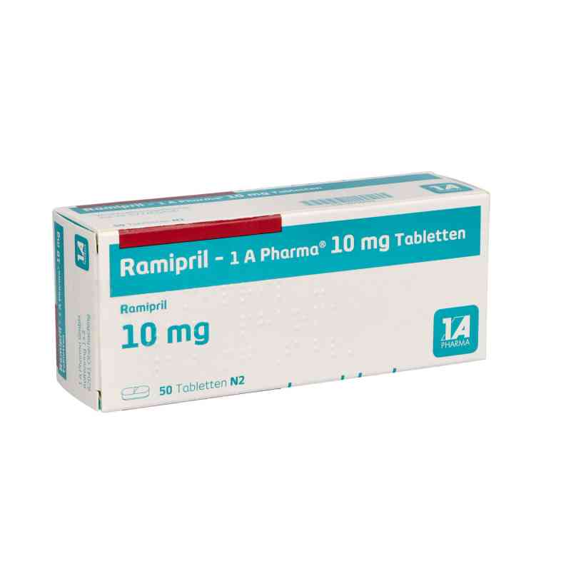 Ramipril-1A Pharma 10mg 50 stk von 1 A Pharma GmbH PZN 00766802