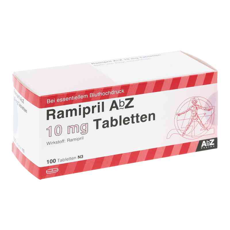 Ramipril AbZ 10mg 100 stk von AbZ Pharma GmbH PZN 01755686