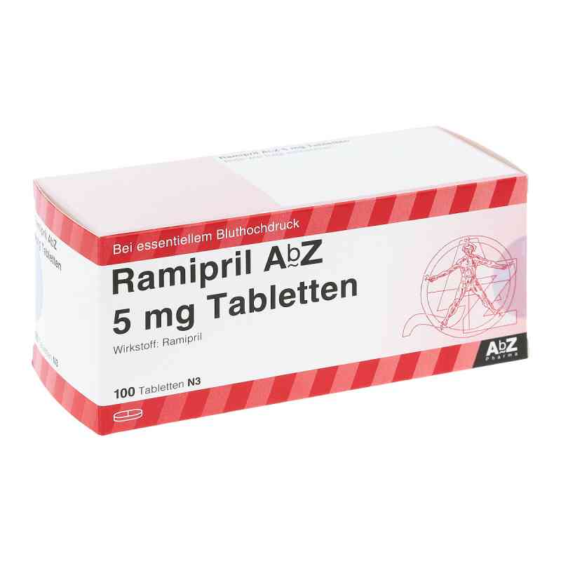 Ramipril AbZ 5mg 100 stk von AbZ Pharma GmbH PZN 01755640