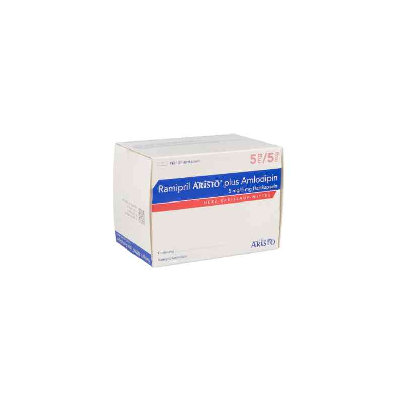 Ramipril Aristo plus Amlodipin 5 mg/5 mg Hartkps 100 stk von Aristo Pharma GmbH PZN 13880327