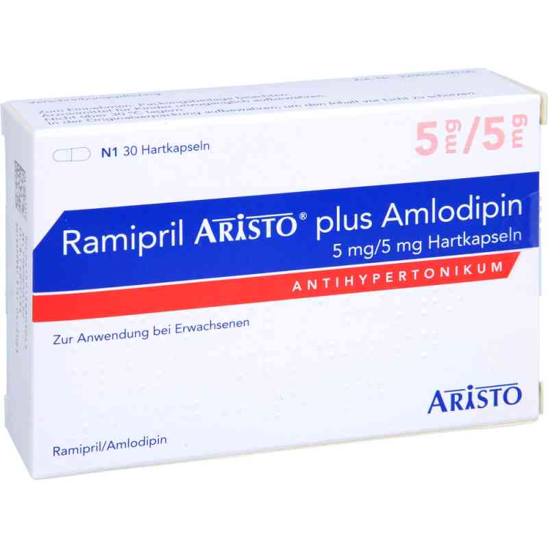 Ramipril Aristo plus Amlodipin 5 mg/5 mg Hartkps 30 stk von Aristo Pharma GmbH PZN 13880304