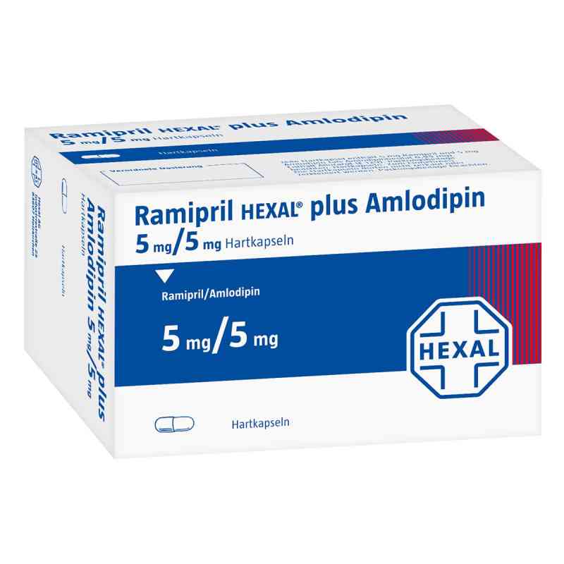 Ramipril Hexal plus Amlodipin 5 mg/5 mg hartkapsel 100 stk von Hexal AG PZN 09635102
