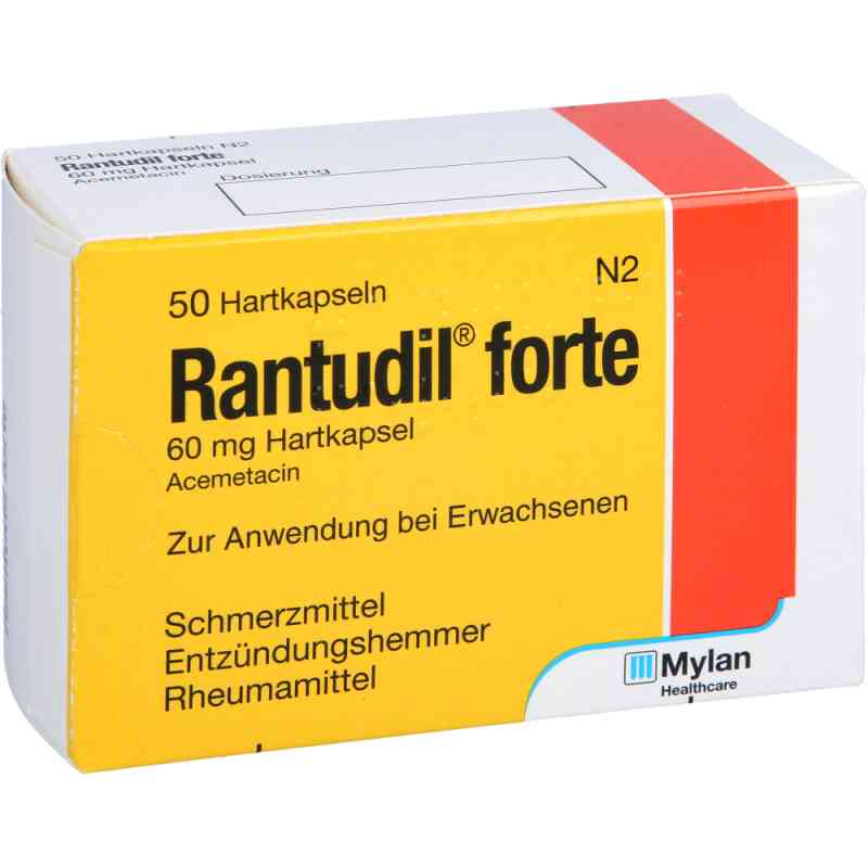 Rantudil forte Hartkapseln 50 stk von Viatris Healthcare GmbH PZN 02244982